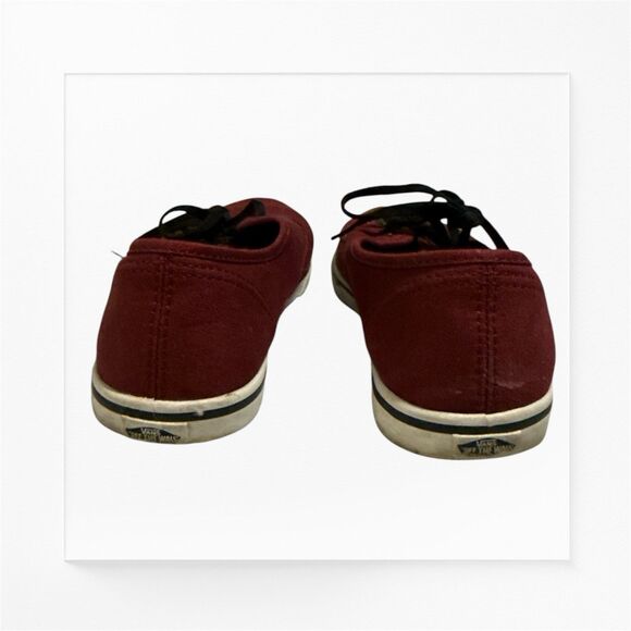 Maroon Canvas VANS, Men’s 6.5/Women’s 8 - Picture 3 of 5